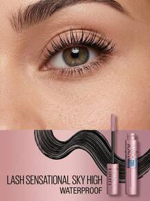 Maybelline مايبيلين ماسكارا سكاي هاي ماسكرا مقاوم للماء أسود 6 ملل - الأسود - مشاهدة 4