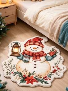 1 buah Karpet Tebal Motif Manusia Salju Natal yang Lucu, Karpet Dekoratif, Dekorasi Kamar Tidur, Karpet Kecil, Karpet, Dekorasi Rumah, Karpet Ruang Tamu, Karpet Kecil Ruang Tamu, Karpet Kamar Tidur, Dekorasi Rumah Ruang Tamu - MultiWarna - View 1