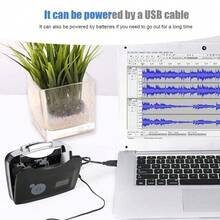 Portable Cassette Player, USB Cassette To MP3 Converter, Convert Audio Cassette To Digital MP3 - View 3