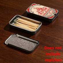 1pc Matchbox With Cycling Man Pattern (Matches Not Included), Can Be Used To Store Matches, Coins And Small Accessories, Essential For Travel And Home Use, Great Gift Choice For Holidays And Gatherings, Perfect Gift For Loved Ones. - Multicolor - View 6