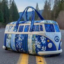 Women's Large Capacity Tote Bag, Printed Shopping Bag, Machine Washable And Easy To Carry, Perfect For Beach, Vacation, Shopping And Daily Use - A - View 10