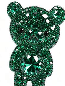 DMC SS6-SS20 Deep Green Crystal Flat Back Rhinestones, Premium Crystal Rhinestones For Nail Art, Phone Cases, Shoes, Clothing, Handmade DIY Decoration - Dark Green - View 4