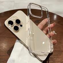 Phone Case - Luxury Clear Bumper Cases for  17 16 15 14 13 12 11 Pro Max 17 Air 16 15 14 Plus X Xs Max Xr 8 7 Plus Transparent Back Cover - Transparent - Übersicht 1