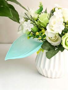 1/5pcs Leaf-Shaped Plastic Water Dispenser, Automatic Slouchy Watering Tool For Indoor Garden Potted Plants, Suitable For Flowers And Vegetables - Multicolor - View 6