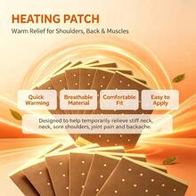 20/50 Chinese Tiger Heat Patches – Suitable For Back, Knees, Neck, Shoulders, Muscles, And Joints; Non-Electric; Ginger Patch; Muscle Relaxant | Heat-Generating Design | Natural Ingredients - View 6