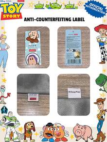 Miniso Disney Toy Story Woody 警長畫布托特包，米色手提肩背包，適合日常使用 - 粉色 - 查看 5