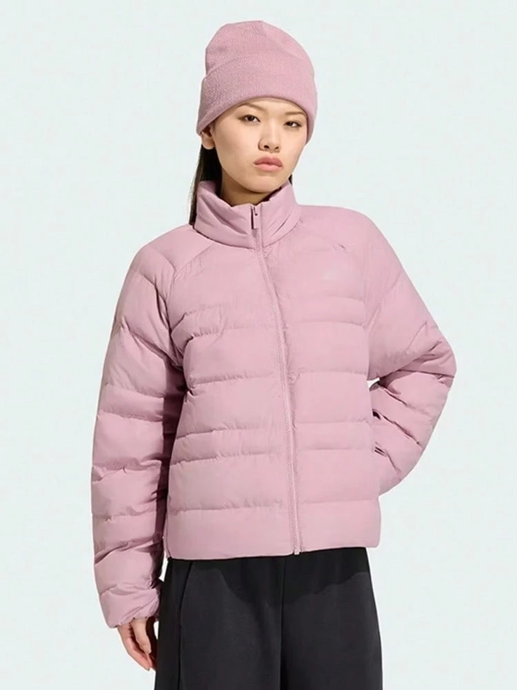 Adidas Women's W ESS SD LT P J Padded Coat Thin Padded Coat KS5302 - Pink - View 1