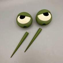 3D Printed Funny Eye Flower Pot Decoration Plug-In Garden Miniature Sculpture Potted Plant Ornament - Googly Eyes - View 2