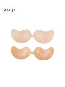 Invisible Strapless Adhesive Bra, Silicone Breast Pads Mango Cup Push Up Inserts For Women - Multicolor - View 15
