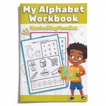 Alphabet Tracing & Handwriting Activity Notebooks, A-Z Uppercase & Lowercase Letter Practice, Find The Letter, Picture Coloring, Pattern Practice, Stroke Path, Connect The Dots, Letter Recognition, ABC Writing & Home Learning Activities - Alphabet Tracing & Activity Practice - View 1