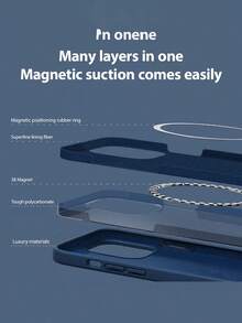 VOUVI Matte Magnetic Wireless Charge Case Compatible With IPhone 17 16 15 14 13 12 11 Pro Max Premium Solid Color Soft Shockproof Cover Compatible With 16 15 14 Plus Air Phone Accessories - Light Blue - View 4