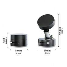 Vacuum Magnetic Suction Cup Folding Swivel Stand 360° Rotation Universal Vacuum Swivel Stand Multi Functional Car Phone Holder - Multicolor - View 10