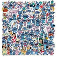 asmodee 100pcs Stitch Cartoon Character DIY Stickers For Luggage, Notebook, Phone Creative Stickers - Multi-color - View 7