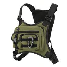 SHILAN Functional Tactical Chest Bag, Multi-Compartment Large Capacity Portable Storage Vest Bag, Suitable For Outdoor Cycling Sports - Multicolor - View 15