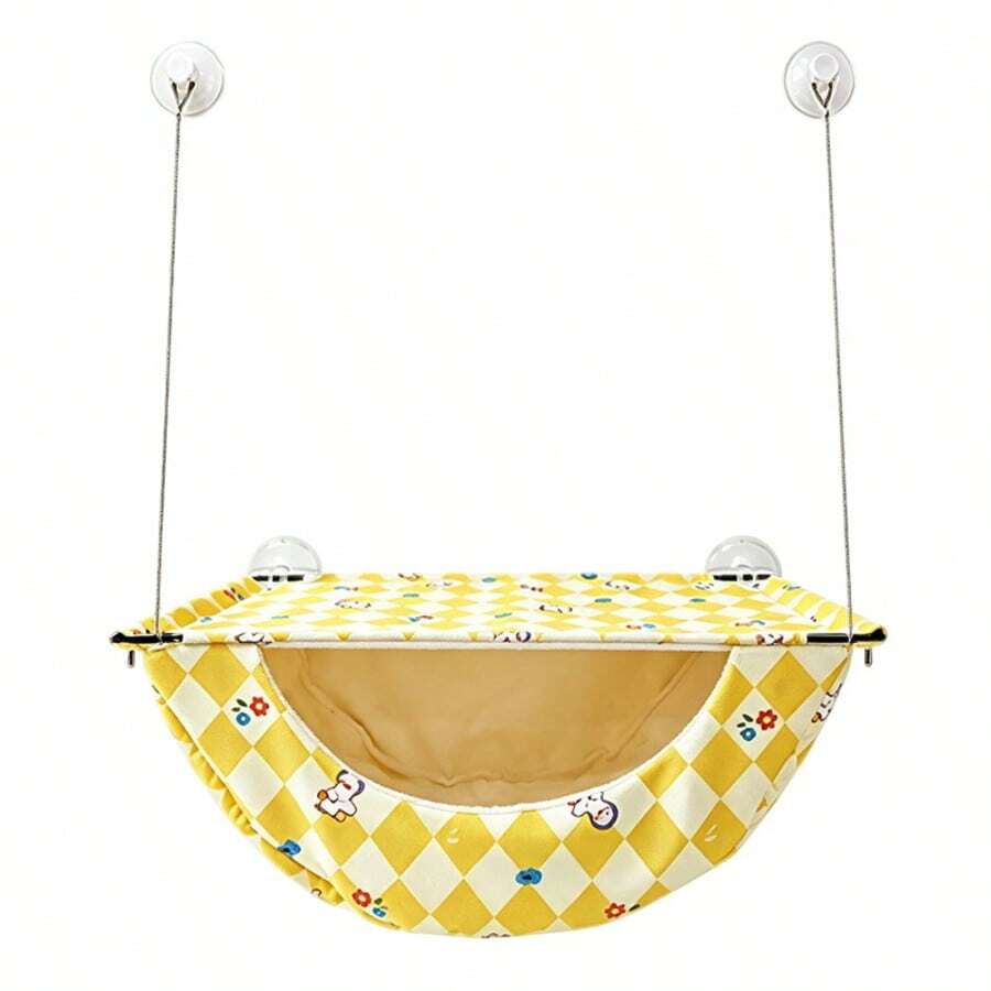 Suction Cup Cat Window Hammock With Storage Pocket, No-Drill Hanging Cat Bed For Window Viewing And Resting - one-size - View 1