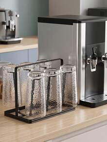 Freestanding Holder, Desktop Cup Drying Rack, Organize Coffee Mugs, Teacups And Drinking Glasses. Zero Assembly Required, Just Stand On Flat Surface. Perfect For Kitchen Countertop, Dining Room, Camper,Sturdy Cup Storage Organizer For Daily Use. - Multicolor - View 4