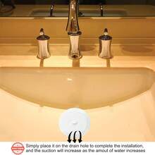 2pcs 6 Inch (15.2cm) Large Silicone Drain Stopper Hair Catcher Flat Suction Cup Cover For Kitchen Gadgets, Bathroom Accessories And Laundry - Multiple Styles - View 5