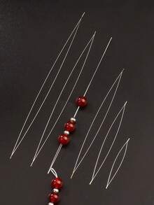 [Ultra-Fine Beading Needle] Ultra-Fine Special Beading Needle | Hand Tool For DIY Beading, Seed Bead Bracelet Open-End Needle - View 4