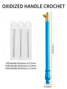 Embroidery Punch Needle Pen Embroidery Cross Stitch Handmade Kit French Crochet Suitable For Sewing And Knitting - Multicolor - View 11
