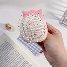 Cute Hair Brush Upgraded 3D Air Cushion Comb Soft Anti-Tangle Massage Brush Static Control Anti-Breakage Suitable For Thick Hair Perfect Gift And Bedroom Decor - Multicolor - View 13