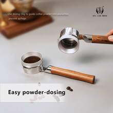 1 buah Cincin Takar Paduan Aluminium Anti Tumpah yang Ditingkatkan/Model Baru, Dengan Magnet dan Tekstur Anti Selip, Tidak Mudah Jatuh/Alat Seduh Kopi yang Dipersonalisasi/Universal, Bahan EU, Tersedia 3 Ukuran: 51/53/58mm - MultiWarna - View 8