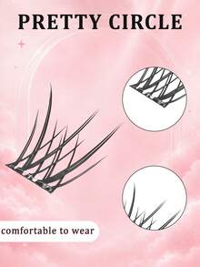 20-Row Glue-Free Large Capacity False Eyelash Book, Fine Hair-Like Mixed Length False Eyelashes, Ultra-Lightweight, Natural Fluffy Curly Effect, Almost No-Feel Comfortable Wear, Daily Eye Makeup - C - View 7