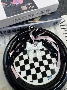 1pc Cute Ballet Shoe Keychain - Women's Lace Bow Bag Charm, Mini Satin Ballet Shoe With Romantic Lace Bow And Flowing Ribbon, Perfect For Adding A Soft Feminine Touch To Your Handbag, Backpack Or Keychain - Multicolor - View 19
