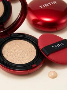 TIRTIR Mask Fit Red Cushion Mini 13C Fair 4.5 G – Cushion Foundation, Mask-Proof, For Women, 13C Fair, Astaxanthin, Suitable For Daily Makeup Routine - 13C Fair - View 3