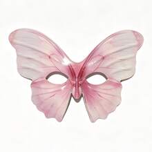 1pc Carnival Halloween Party Ball Leather Butterfly Mask - Multicolor - View 10