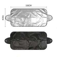Foldable Car Windshield Cover - All-In-One Snow, Sun, And Frost Protection, Fully Protects Your Vehicle From Rain, Snow, And Intense Sunlight; Easy Installation And Removal, Practical For Travel, Outdoor Activities, And Daily Use - Multicolor - View 9
