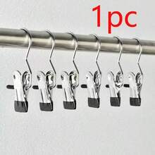 1/5/10/20pcs Heavy Duty Stainless Steel Clothes Clips With Hooks, Non-Slip Multi-Function Pants & Skirts Drying Clips, Space-Saving Closet Organizer For Bedroom, Dorm, Home - Multicolor - View 15