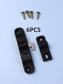 New Plastic Screen Window Hook Lock For Office And Home, Mosquito-Proof Window Lock For Screen Windows And Doors - Buckle - View 7