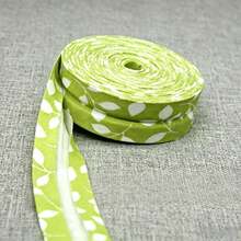 2.73 Yards Bias Binding Tape, Multi-Color Pattern, Patchwork Iron-Free Woven Ribbon Trim, Printed Fabric Material - One Size Fits All - View 10