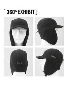 WRELS 1 buah Topi Trooper Trapper Pria, Topi Musim Dingin Hangat dengan Masker Wajah yang Dapat Dilepas dan Penutup Telinga, Topi Berburu dan Aktivitas Luar Ruangan dari Bulu Imitasi - MultiWarna - View 8