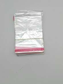100pcs Clear OPP Self-Adhesive Packaging Bags, Dust & Moisture Proof, Multipurpose For Stationery, Books, Cards, Gifts And Sundries, Great For Back To School & Valentine's Day Gift Packaging 16*10 - Multiple Styles - View 10