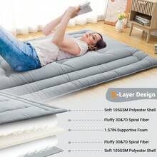 Mattress Pads - Light Gray - View 4
