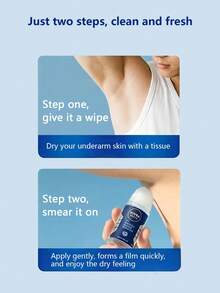 NIVEA 男士隱形黑白活力滾珠除臭劑 50ml，48小時防汗保護，黑衣不留白痕、白衣不留黃漬，不黏膩、無酒精，適合日常使用，50ml/1.69 Fl.Oz. - 50ml - 查看 6