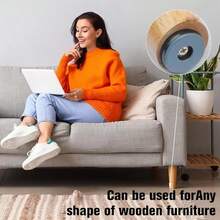 48 Möbelgleiter mit Schraube 19mm Stuhlbein Bodenschützer, geräuschmindernd Gleitpads für Tische Stühle Sofas Fliesen Laminat Parkett Bodenschutz - A - Übersicht 5