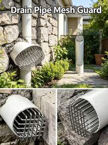 Anti Bird Drain Pipe Mesh Guard,Anti Rodent Anti Bird Vent Grille For Outdoor Drain Vent - Multicolor - View 4