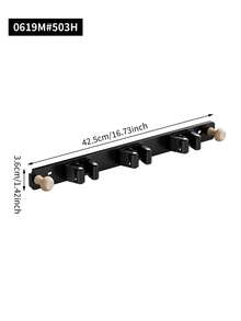 Heavy Duty Wall Mounted Tool Storage Rack - Garage And Garden Tool Organizer, Customizable For Mops, Brooms, Shovels, Rakes, Hammers, Screwdrivers, Wrenches, Garage Tool Hooks, Practical Storage Shelf - Storage Rack - View 9