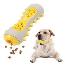 Dog Dental Cleaning Toy, For Training, Play And Chewing - Squeaky Toy, Suitable For Dogs Who Love To Chew - Toothbrush Bone, Suitable For Medium To Large Dogs (Yellow) - Multicolor - View 10