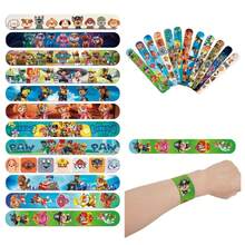 1set/12pcs Paw Patrol Family Series Bracelet Ryder M-Arshall Rubble PVC Snap Circle Cartoon Pat Circle Bracelet Fun Gifts - Multicolor - View 1