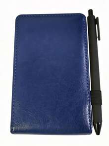 Mini Pocket Notebook, Notebook Holder, Includes 3x5 Inch Pocket Notebook, Ballpoint Pen, Small Notebook (A7) School Supplies - one-size - View 15
