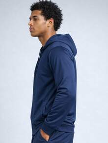 Men Shackets - Navy Blue - View 4