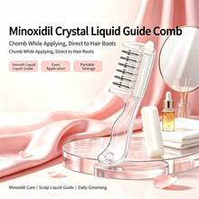 1pc Reusable Scalp Liquid Applicator Comb,Portable Hair Oil Serum Guide Comb, Evenly ApplyHair Treatment Liquid To Hair Roots - Multicolor - View 4