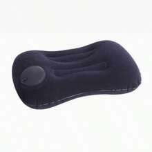 1pc Portable Inflatable Travel Pillow, Foldable Lightweight Camping Pillow, Compact Bed & Neck Support Pillow For Backpacking, Hiking, Camping, Travel & Outdoor Use - Multicolor - View 5