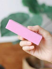 10pcs Nail Buffer Blocks, Medium/Fine Grit 100/180, Suitable For Acrylic Nails, Gel Nail Polish, 3-In-1 Professional Toe And Nail File Set - Multicolor - View 4