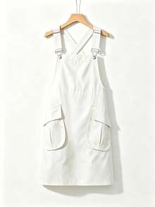 1pc Adjustable Strap Apron With Buckle, Large Pocket For Convenient Storage, Suitable For Home Kitchen, Cooking, Painting, Coffee Brewing, Floral Arrangement, Indoor And Outdoor Use, Unisex, High Quality, Durable, Perfect Holiday Gift - Multicolor - View 15