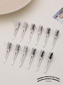 100 piezas de clips de raíz de cabello esponjosos de 4.5cm, diseñados para salones de belleza, de alta calidad. Excelente herramienta de peinado DIY, crea fácilmente raíces de cabello voluminosas y añade textura en capas, la opción perfecta para el peinado. - 4.5 Plata - Ver 3