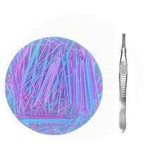 1Pc Round Tactile Relaxation Stone, Adult Desktop Focus Accessory With Tweezers, Smooth Handheld Stress Relief Tool For Office And Home - Multicolor - View 9
